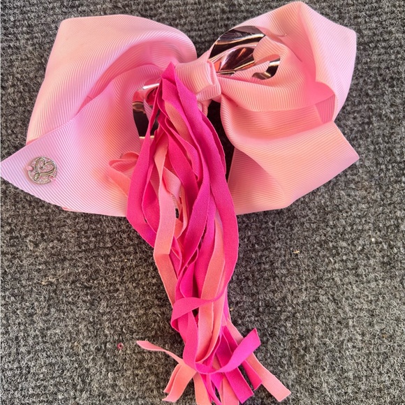 JoJo Siwa Pink Hair Bow with Silver Highlights - Picture 1 of 1